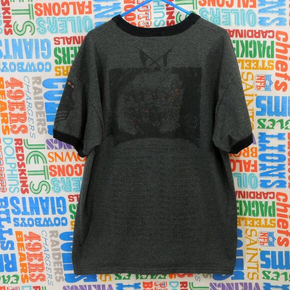 Testament Band American Fall Campaign 2011 Tour Ringer T Shirt Size L - Picture 6 of 8